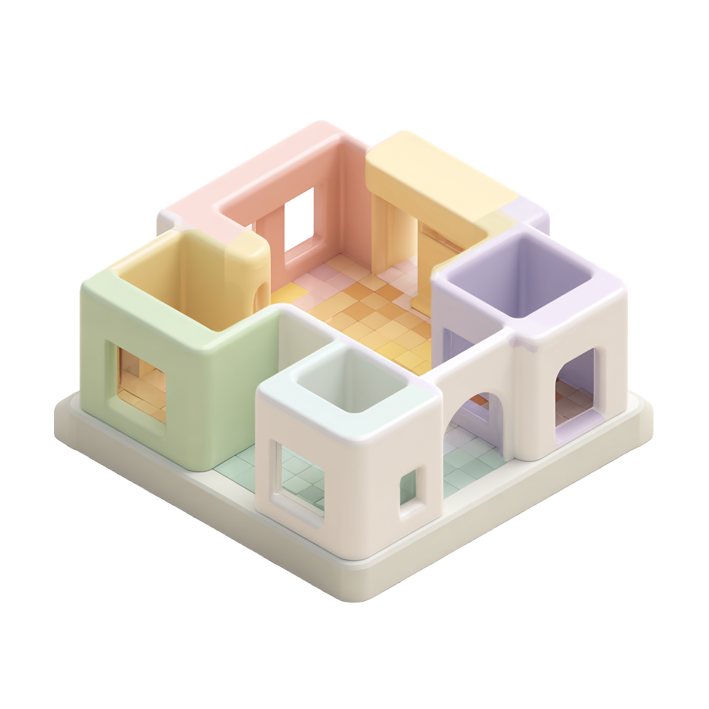 Illustration représentant la fonctionnalité de personnalisation du plan dans le configurateur 3D